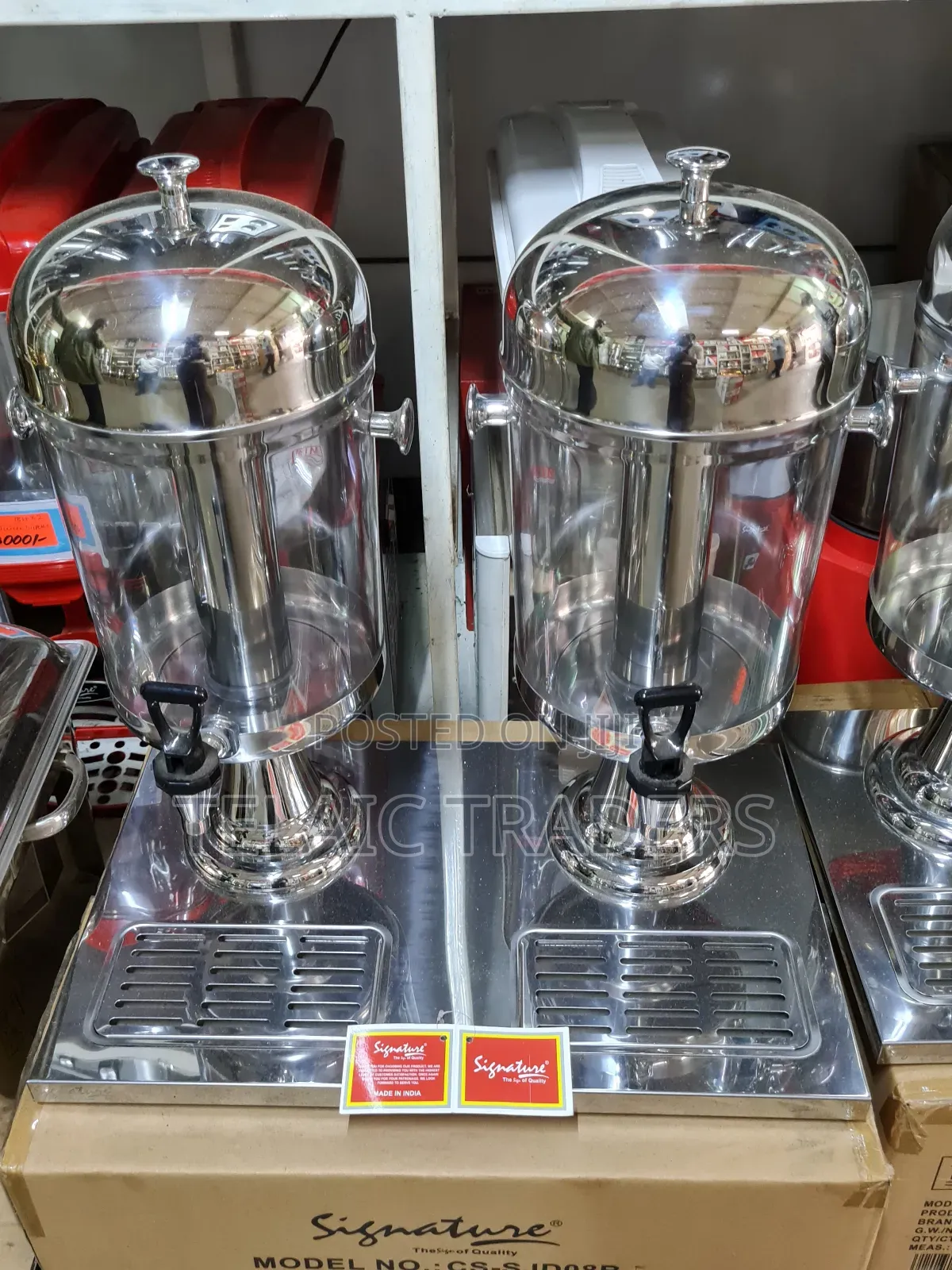 Signature Double Juice Dispenser 8l+8 L