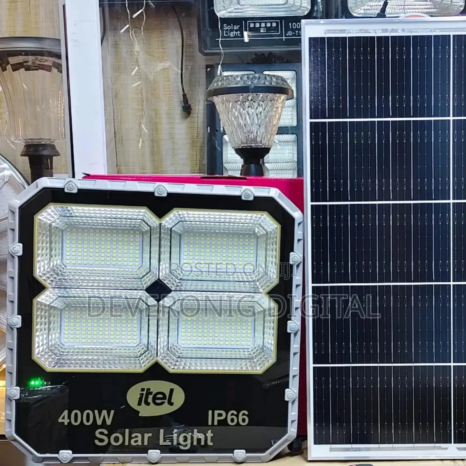 *400w Itel Project Solar Floodlight*