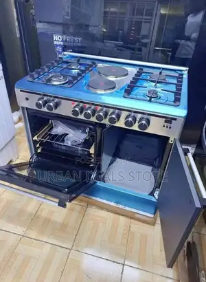 60*90 Haier 4+2 Standing Cooker With Gas Compartment and Sensor