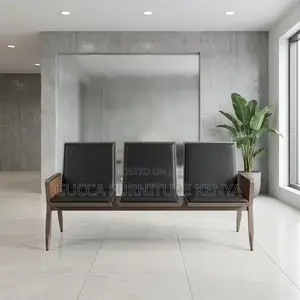 3-link Padded Modern Reception Office Bench