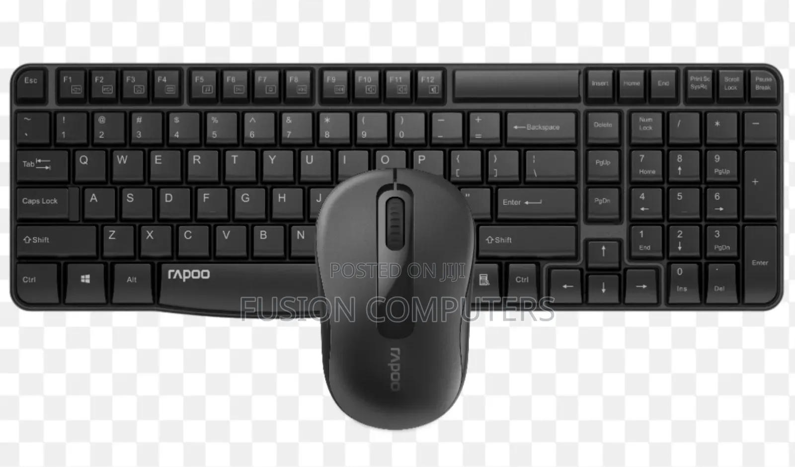 Rapoo Wireless Multimedia Optical Mouse & Keyboard Combo - X1800s