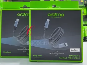 Oraimo Magcable Ocd‐710cc – 60w Magnetic Usb‐C to Usb‐C Cable (20v/3a)