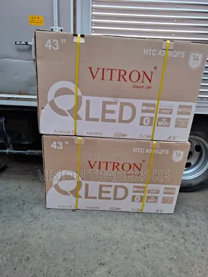Vitron 43inches Smart Android Qled Frameless Tv With Bluetooth/Youtube