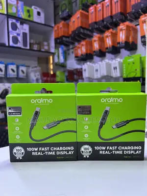 Oraimo 100w Usb-C to Usb-C Cable–Fast Charging Durable High-Speed