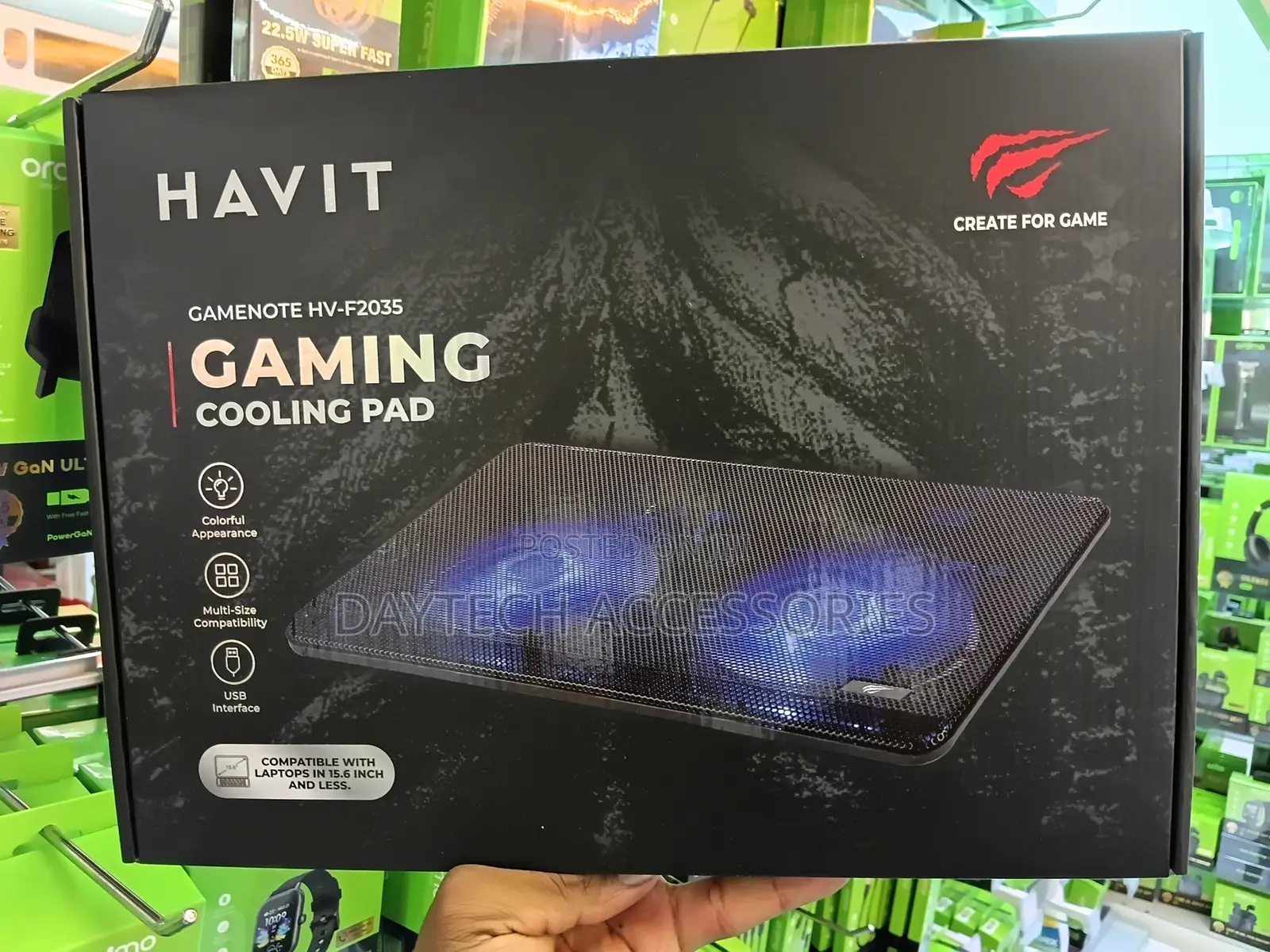 Havit Gamenote Hv-F2035* Pc Series- Laptop Gaming Cooling Pad