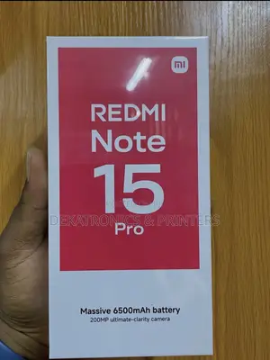 New Xiaomi Redmi Note 15 Pro 256 GB Black