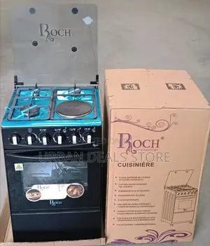 Roch Black 50×55 Standing 3+1 Hot Plate Cooker
