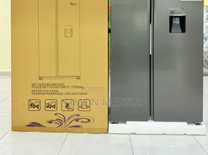 Roch 439l Premium Side-by-Side Refrigerator With Built-in Dispenser.