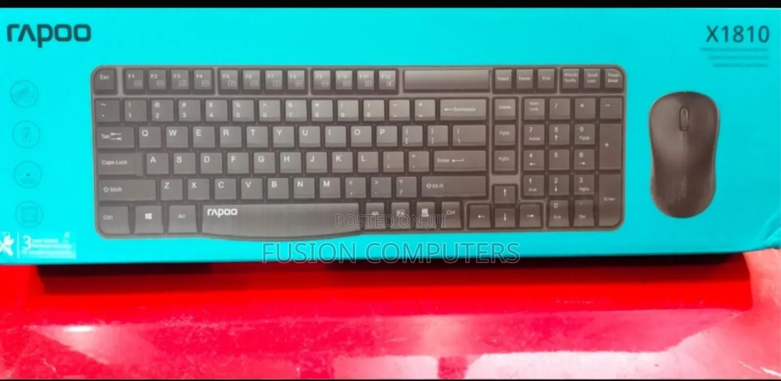 Wireless Combo – Rapoo Wireless Optical Mouse & Keyboard X1810