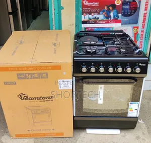 Ramtons Cooker 3g+1e 60x60cm Rc807 (Black)