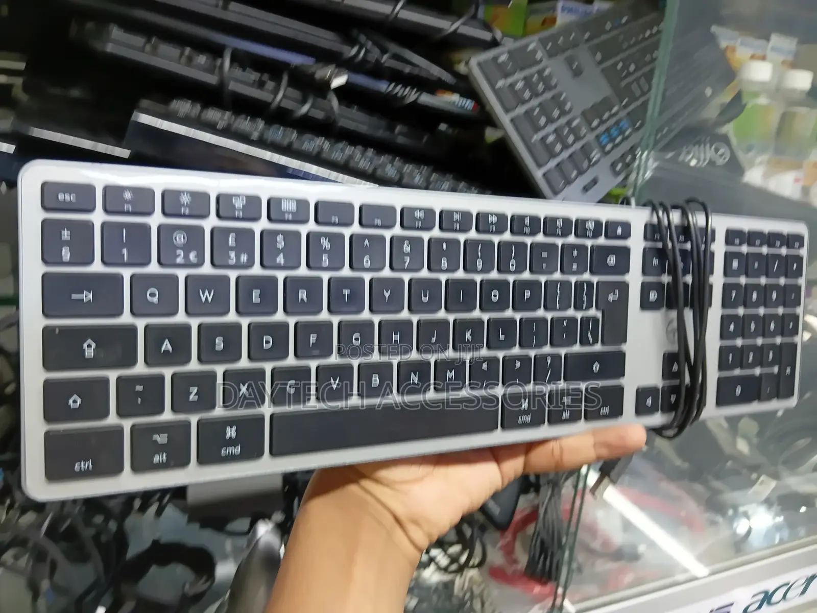 Ultra-Slim Usb Wired Computer Keyboard for Apple Macbooks