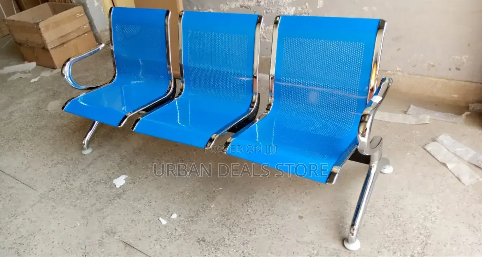 3 Seater Office Waiting Bench