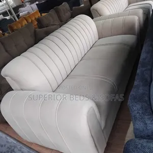 Quality/Modern Cream 3-Seater Sofa