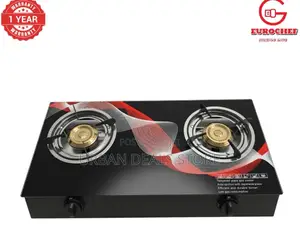 Eurochef 2 Burner Glass Top Cooker
