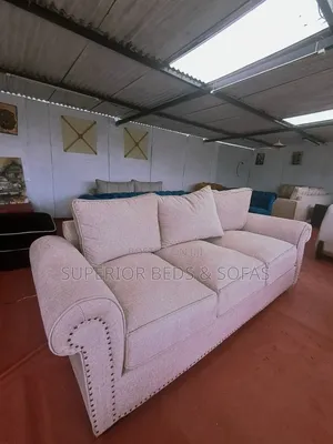 3-Seater Sofa Cream/White Also Available