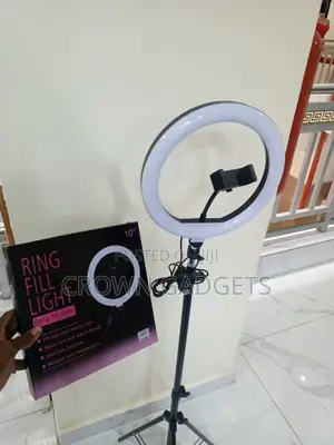 10-Inch Led Ring Light With Adjustable Tripod Phone Holder