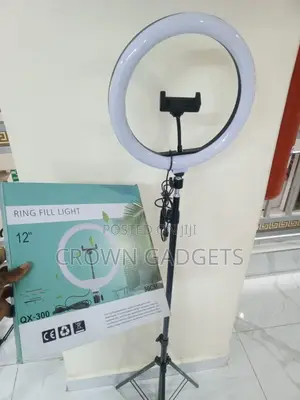 12” Portable Ring Light With Tripod Stand Phone Holder