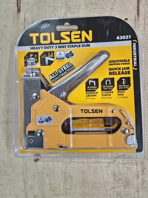 Heavy-Duty 3 Way Staple Gun