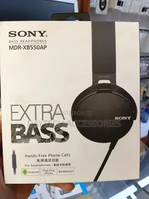 Sony MDR-Xb550ap Extra Bass Wired on-Ear Headphones.