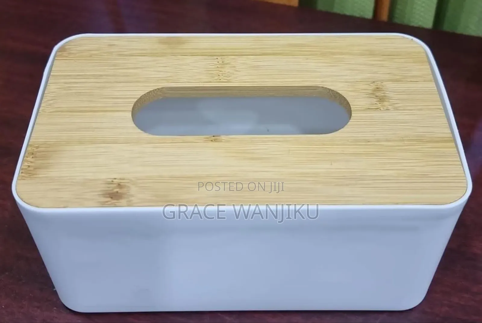 Bamboo Cover Serviet Holder