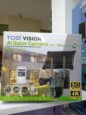 Tobi Vision Ai 3-in-1 Solar Security Camera Hd