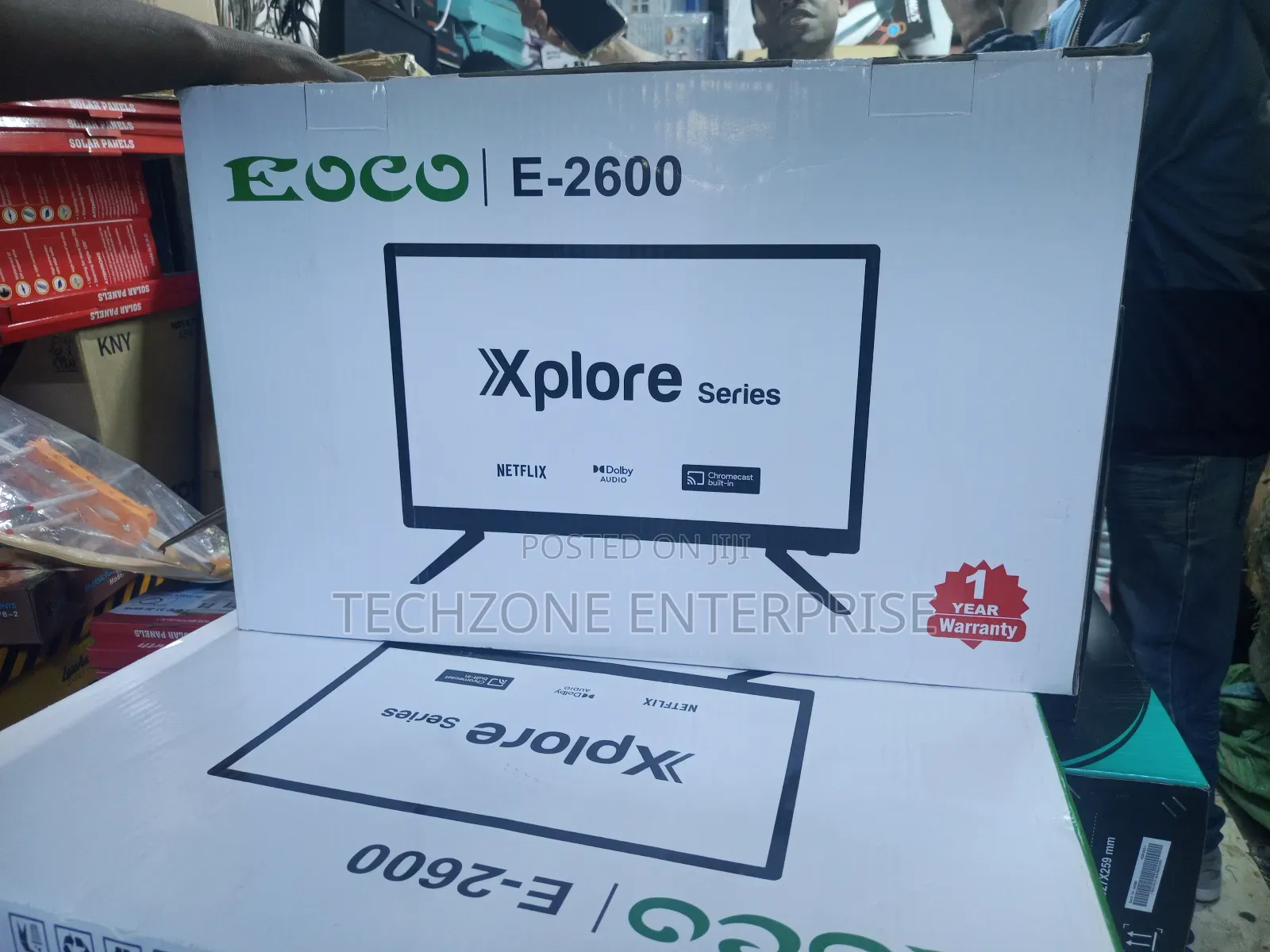 26 Inches Ac/Dc Ecco E-2600 Smart Android Digital Tv With Bluetooth 