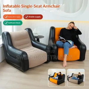 *Inflatable Modern 2 Seater Sofa With Armrest