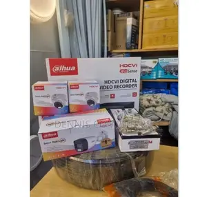 Dahua 4 Cctv Surveillance Cctv Cameras Kit Full Kit