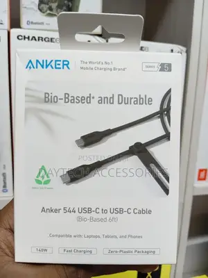 Anker 544 Powerline Usb C to Usb C Cable Fast Charging 140w 6ft Cable