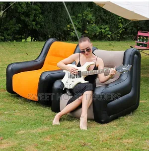 Outdoor Inflatable 1 Seater Sofa With Armrests