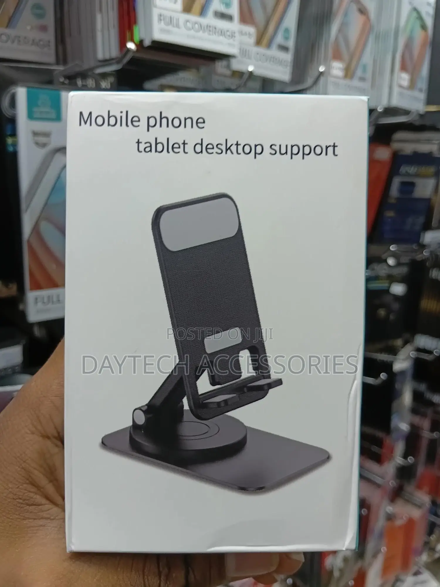Mobile Phone Stand Holder 360° - Black