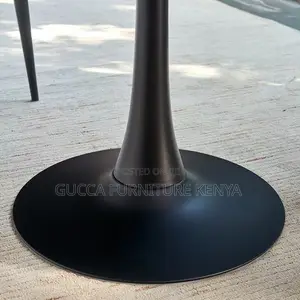 White Marble Top Round Dining Table