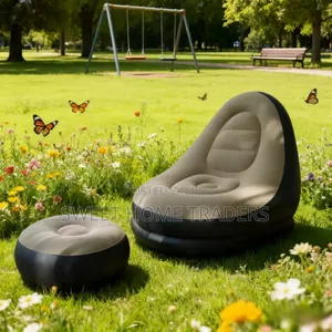 *Inflatable Deluxe Lounge Seat / Inflatable Seat With Foot Rest