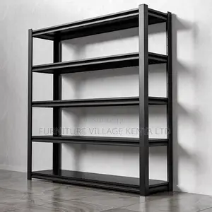 Office Shelf; 5-tier Metallic Adjustable Shelves Office Shelf