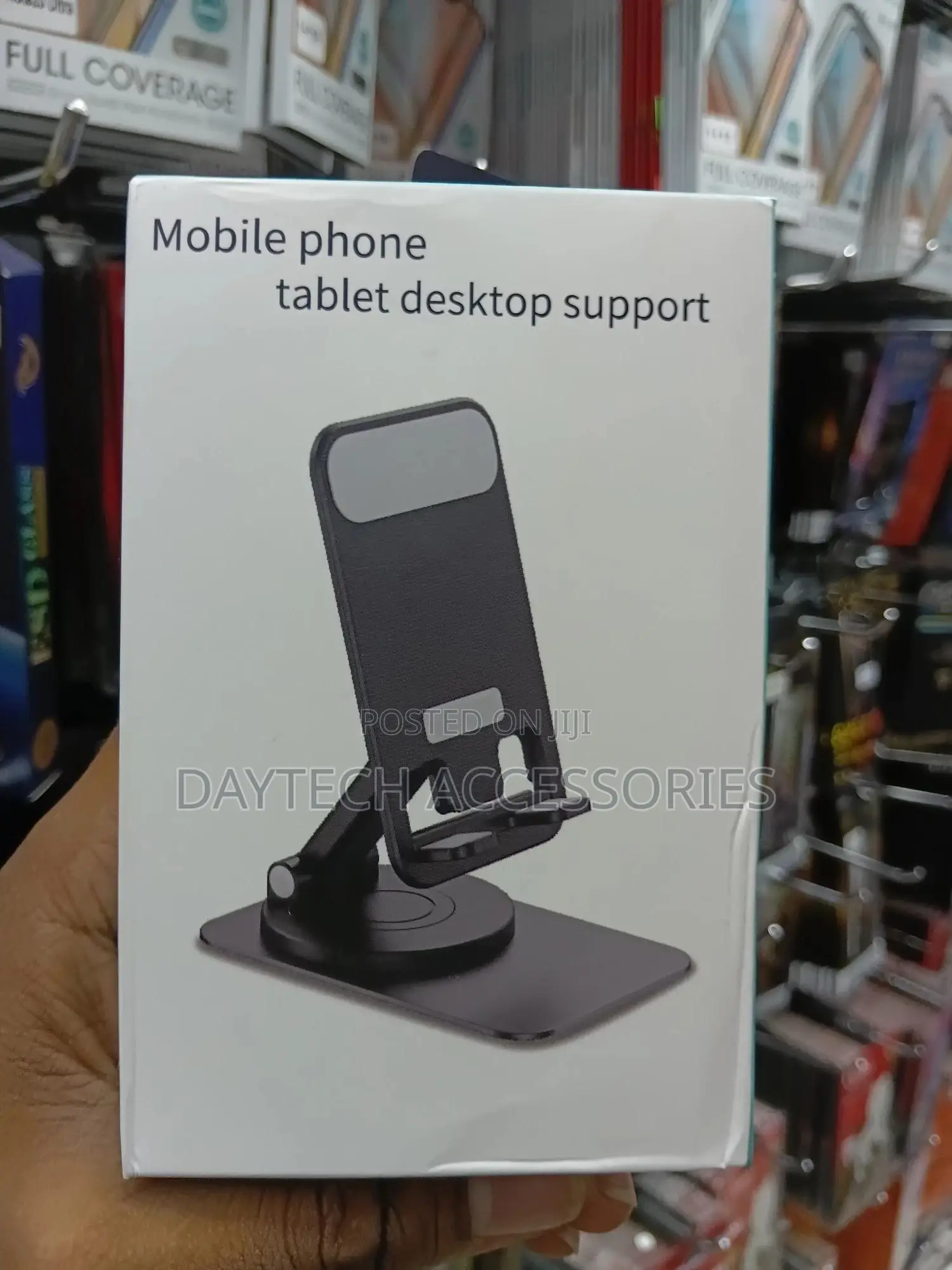 Mobile Phone Stand Holder 360° - Black