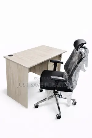 Modern Office Desk Ergonomic Chair Set – Strong Comfortable