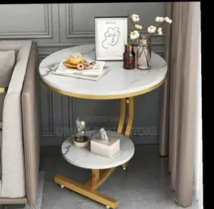 Console Bedside Cabinet Double Layer Coffees Table