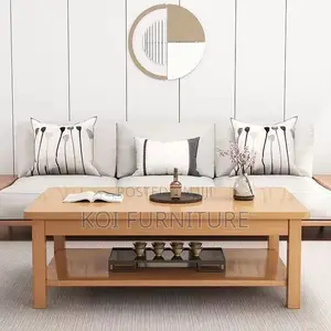 Coffee Table; Solid Mahogany Executive Home Office Coffee Table