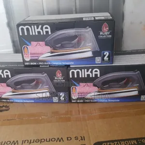 Heavy-Duty Mika Iron Box – Perfect for Tough Ironing.