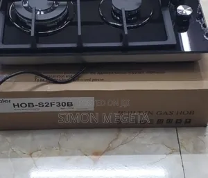 Haier 2-Burner Glass Inbuilt Hob Cooker With Wok Burner