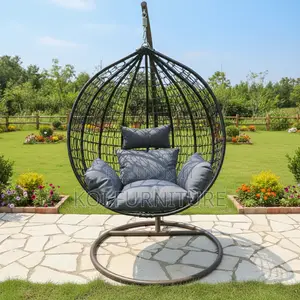 Home Chairs; Rattan Hammock Swing Egg Shaped Balcony Outdoor Chairs
