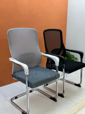 Office Chairs; Mesh Sled Office Chair