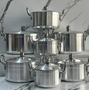 *Tornado Aluminium Cookware Set 7 Pots + 7 Lids