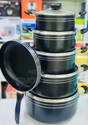 14pcs Nonstick Set – 5 Pots With Lids