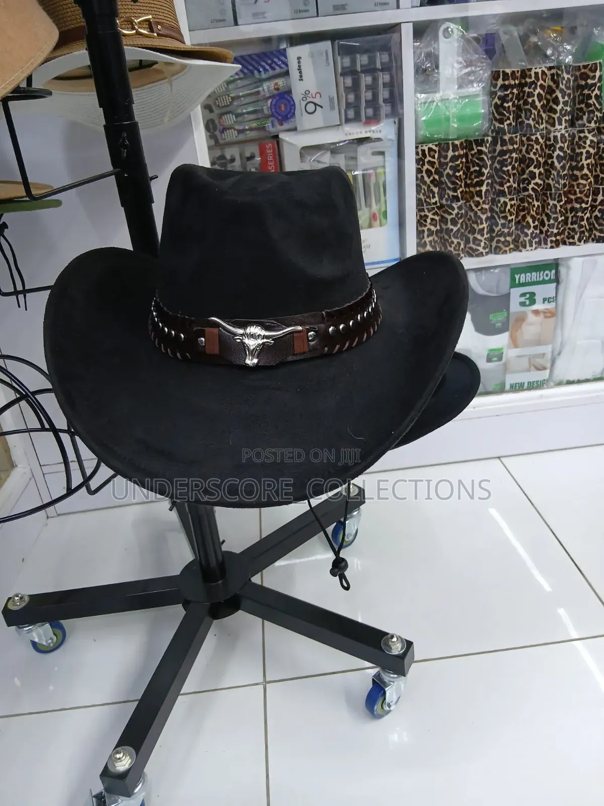 Unisex Summer Sun Solid Cool Wide Brim Western Cowboy Hat
