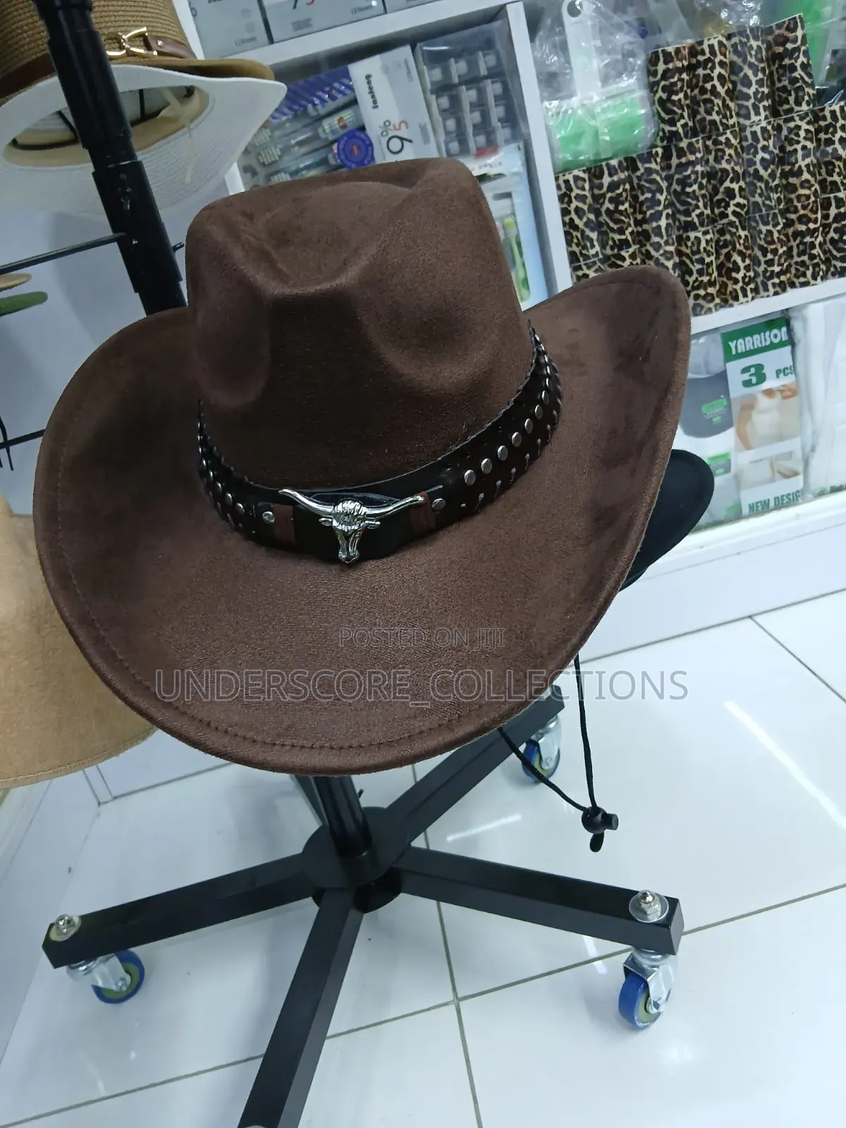 Unisex Summer Sun Solid Cool Wide Brim Western Cowboy Hat