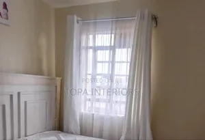 Drapery White Curtains Plain Bedroom Privacy Window Drapes