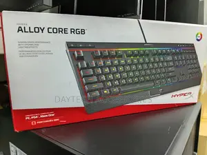 This Is a Hyperx Alloy Core RGB Membrane Gaming Keyboard.