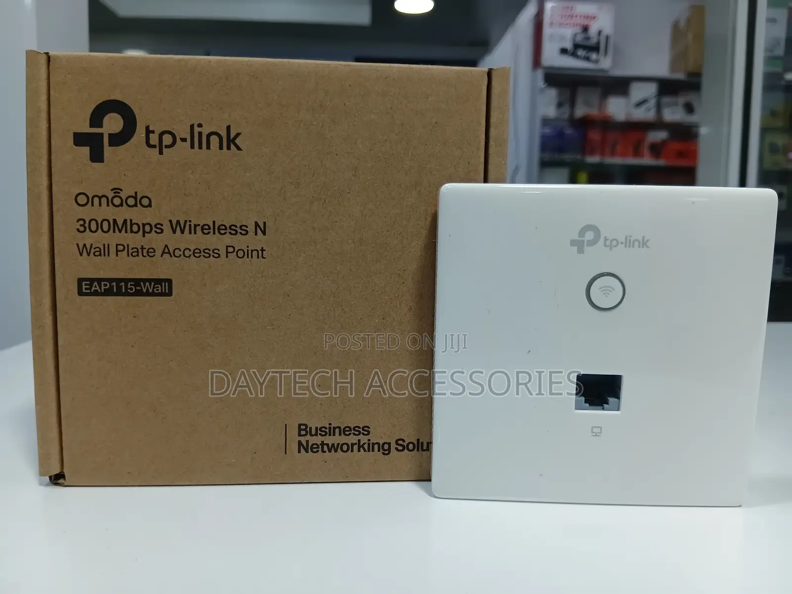 Tp-Link 300mbps Wireless N Wall-Plate Access Point (Model Eap115-Wall)