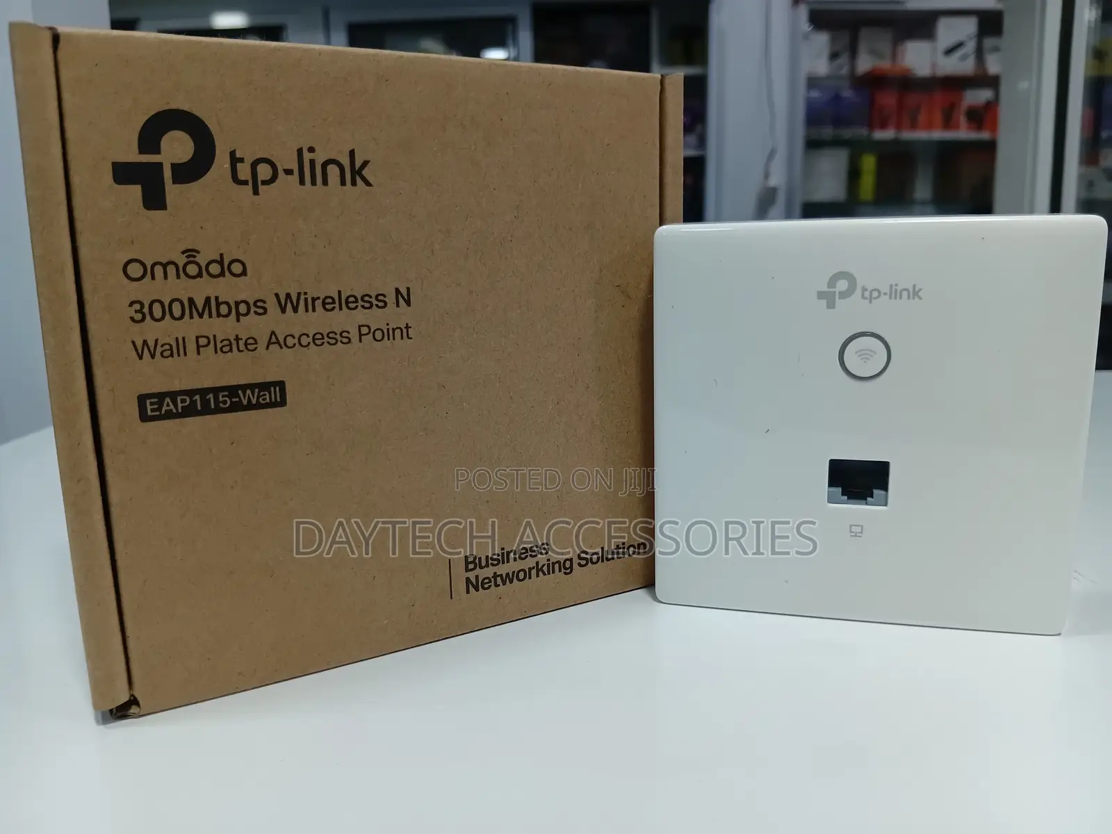 Tp-Link 300mbps Wireless N Wall-Plate Access Point (Model Eap115-Wall)